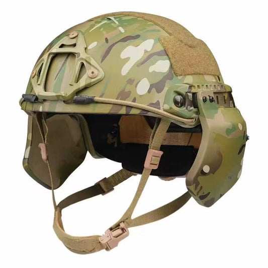 “Ear Armor” Attachable Side Helmet Protection for High Cut Helmet: Tested to LEVEL IIIA
