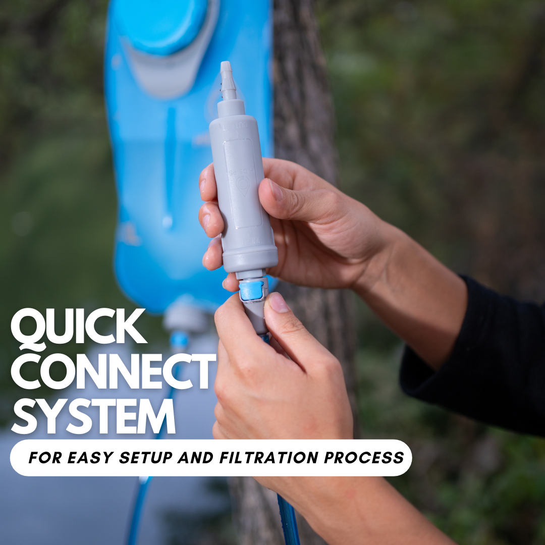 Gravity Filtration System for Hiking, Backpacking, Camping, and More!-2