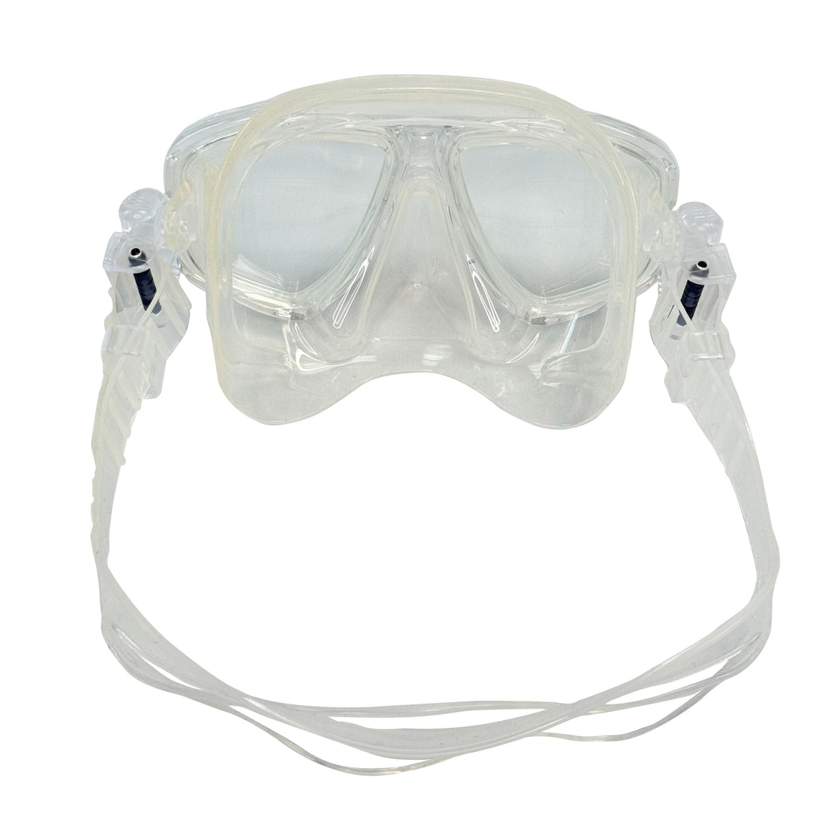 Palantic M36 Clear/Clear Silicone RX Farsighted Gauge Reader Lenses Dive/Snorkeling Mask