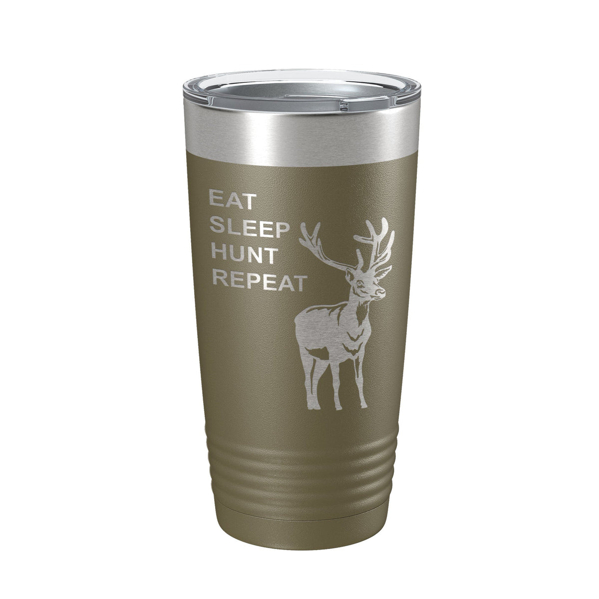 Deer Hunter Tumbler Eat Sleep Hunt Repeat Travel Mug Deer Hunting Insulated Laser Engraved Coffee Cup Gift 20 oz-21