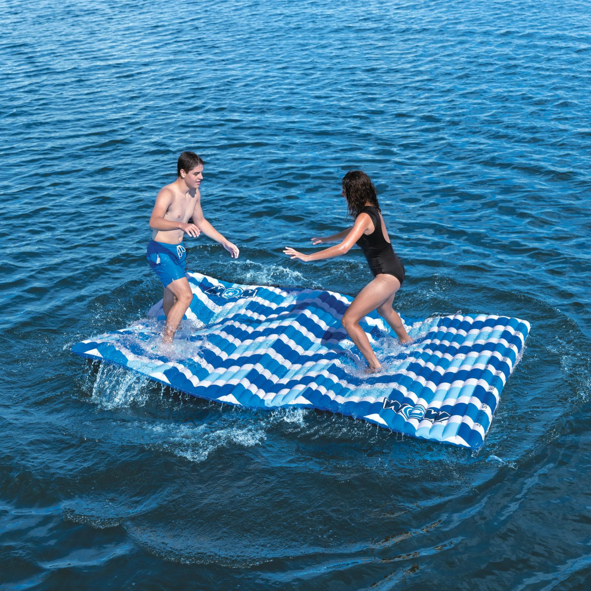 WOW Watersports Blue Chevron Water Walkway