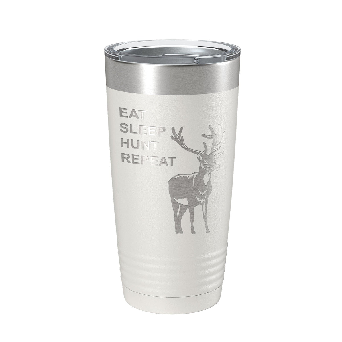 Deer Hunter Tumbler Eat Sleep Hunt Repeat Travel Mug Deer Hunting Insulated Laser Engraved Coffee Cup Gift 20 oz-7