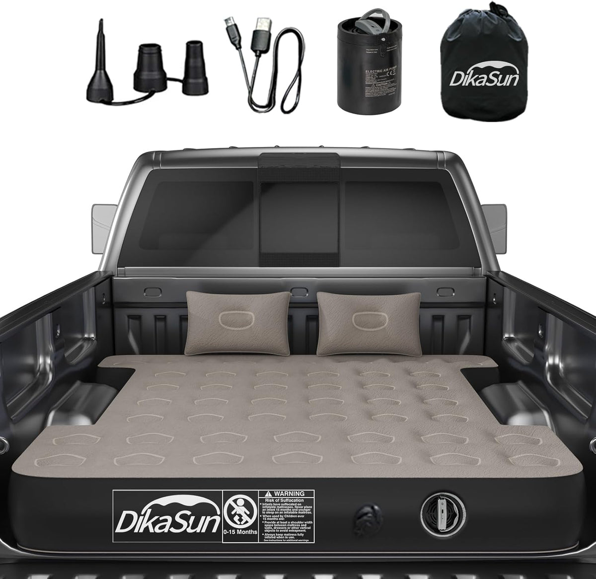 DikaSun Ford  5.5-5.8ft | 6-6.5'  Truck Bed Air Mattress