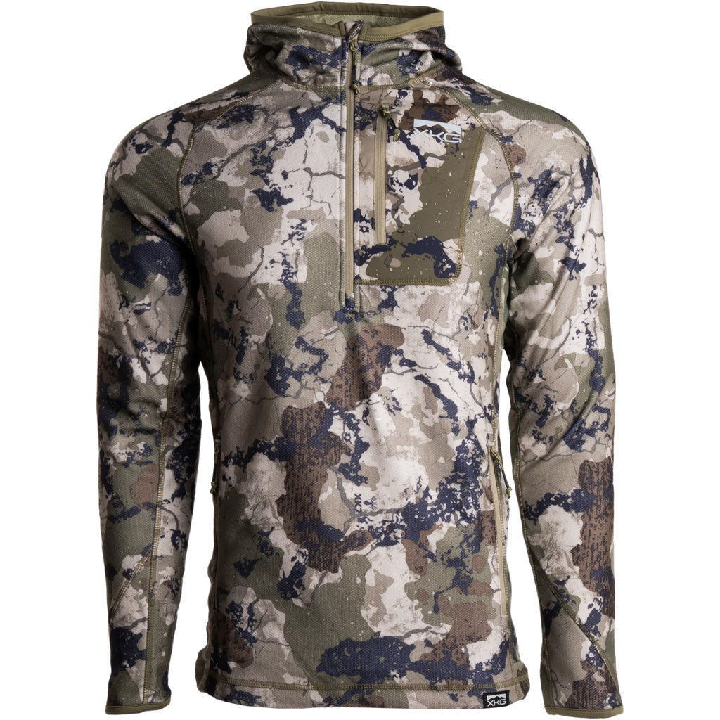 Kings XKG Elevation 1/4 Zip Tee XK7 Camo Large