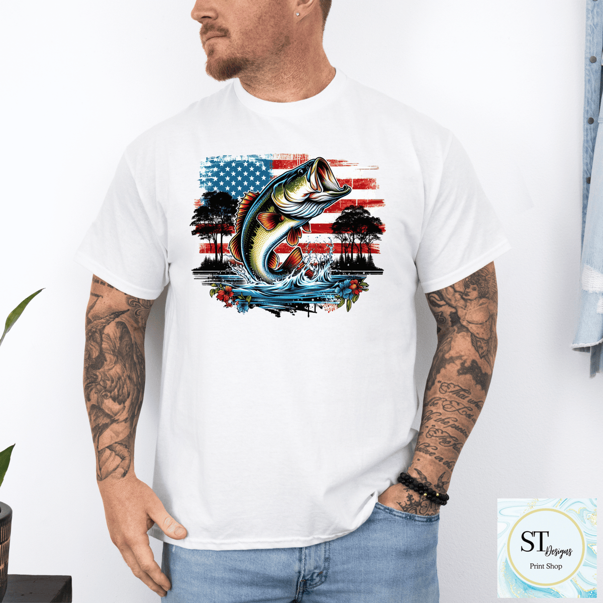 Patriotic Bass Fishing-8