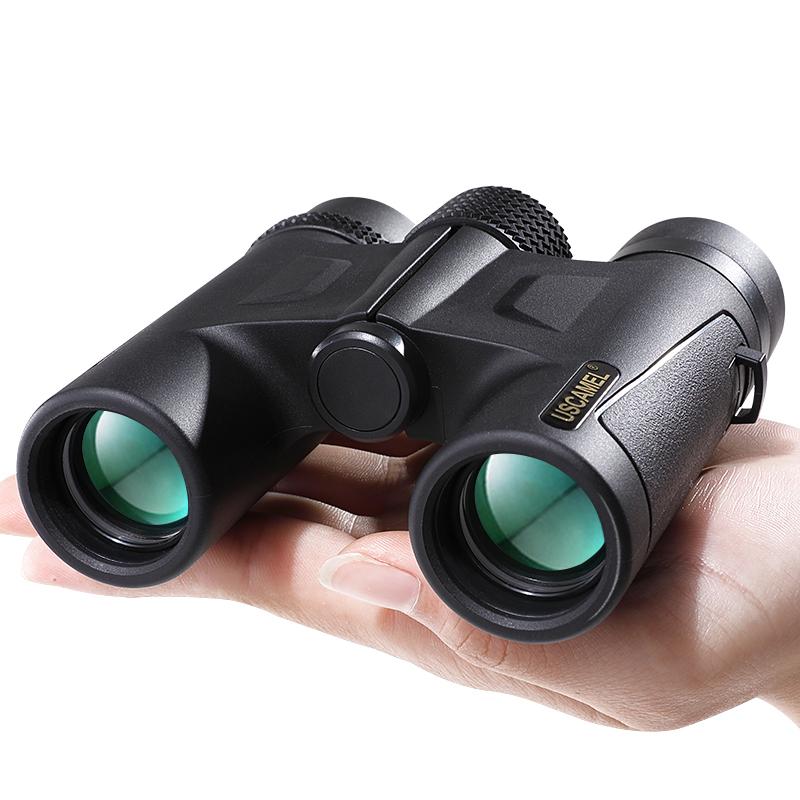 USCAMEL HD 10x26 Binoculars Compact Powerful Zoom Long Range Professional Waterproof Folding Telescope Outdoor Hunting