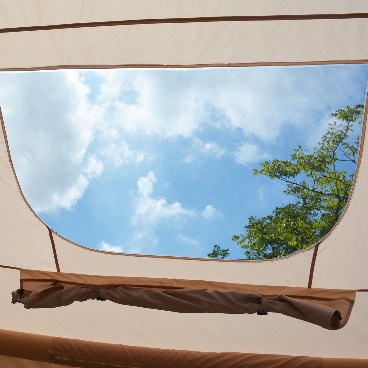 Inflatable Camping Tent with Clear Skylight – Oxford Fabric, Waterproof