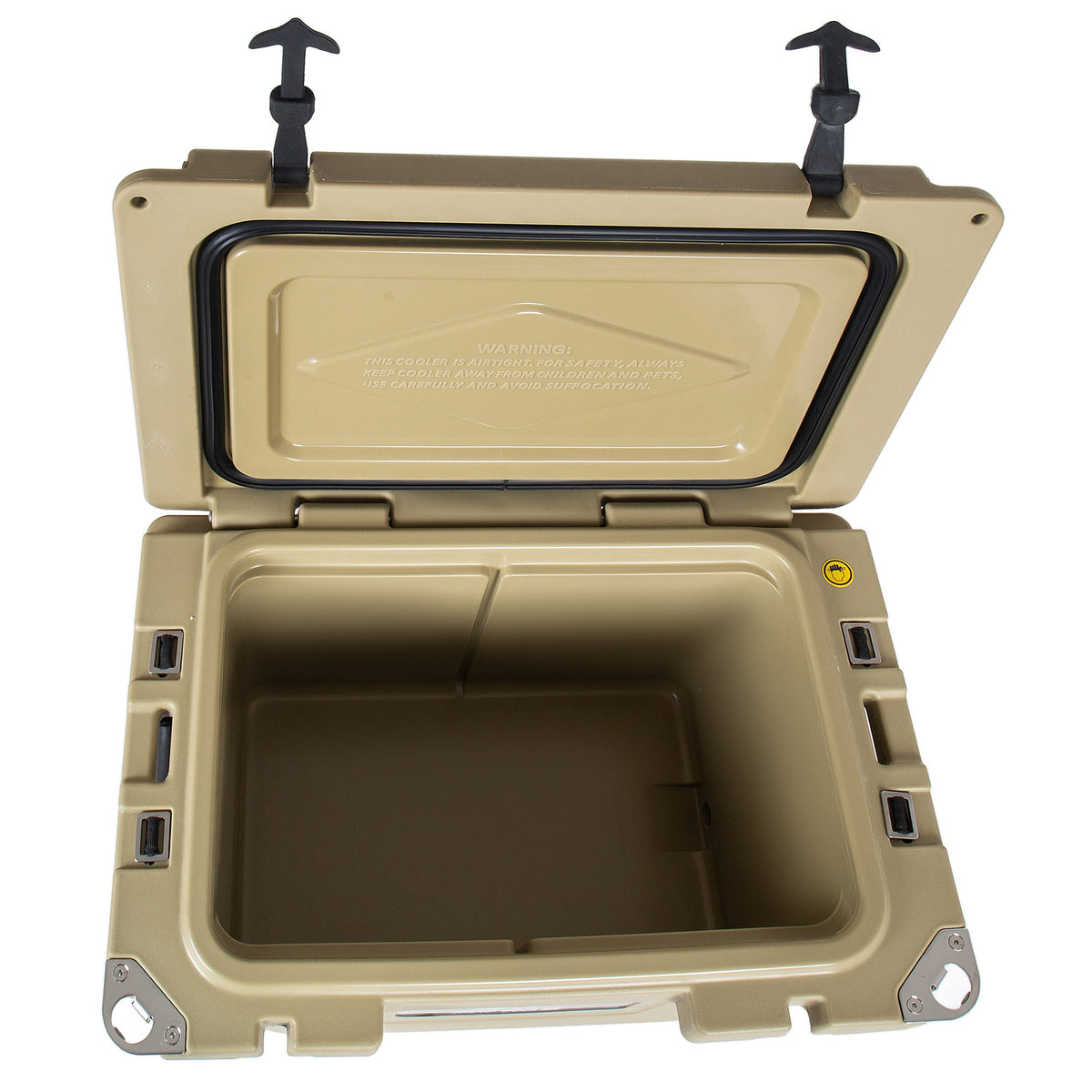 50 Quart Ultra-Light Insulated Ice Chest with 6-Day Ice Retention - Khaki