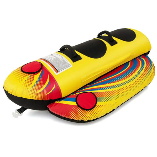Double Inflatable Towable Tube Banana Boat Enhanced Water Fun for thrilling water adventures across oceans lakes rivers or pools
