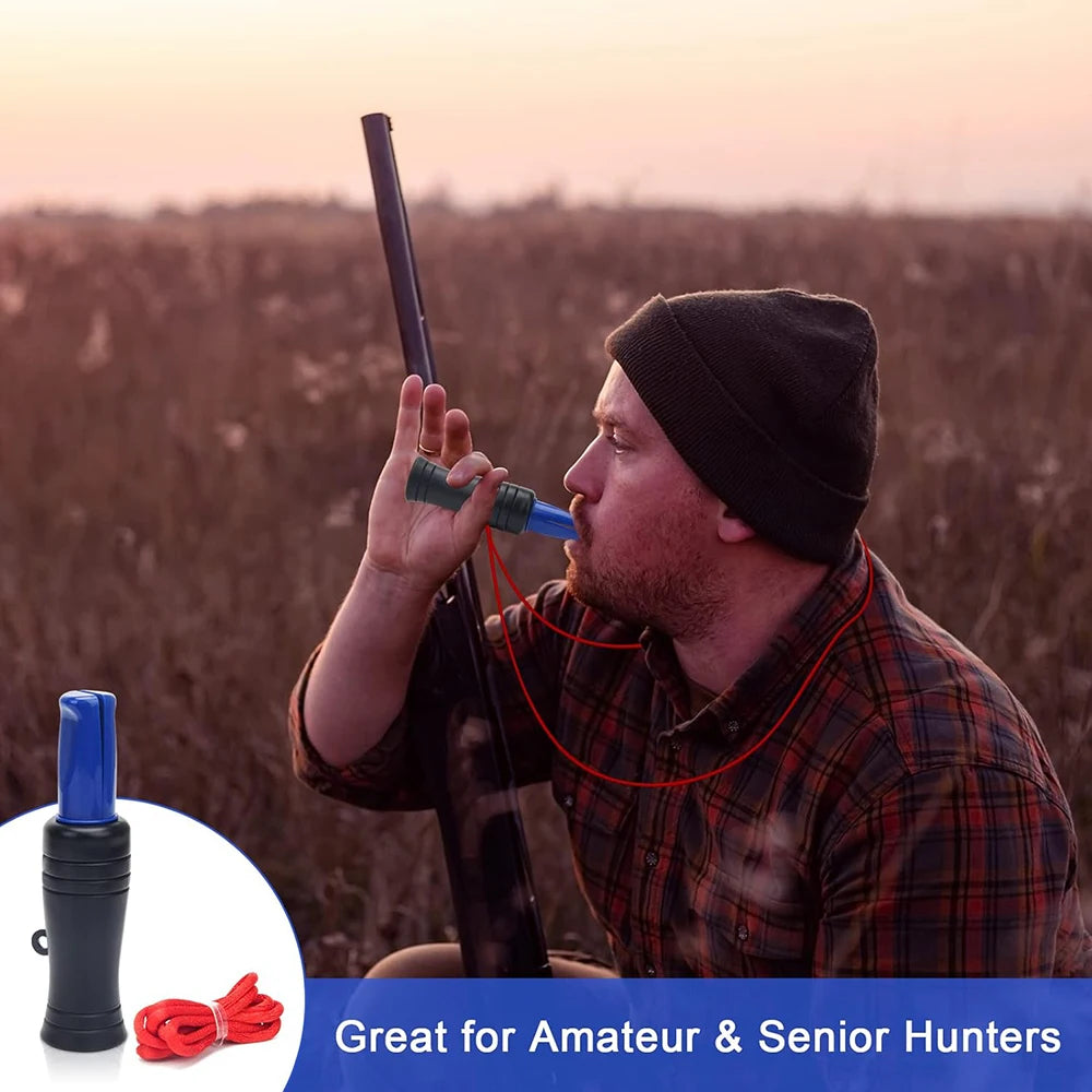 Duck Calls Whistle for Adults, Pheasant Call, Realistic Sound, Quack Caller, Decoys for Hunting Accessories