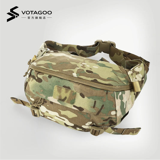 VOTAGOO® 8L Tactical Waist Bag Made of Cordura 500D nylon