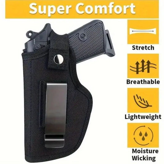 Ambidextrous IWB/OWB Holster 2-Piece Set - Tactical Waistband Holster for Glock 17/19/22, Right or Left Hand Draw