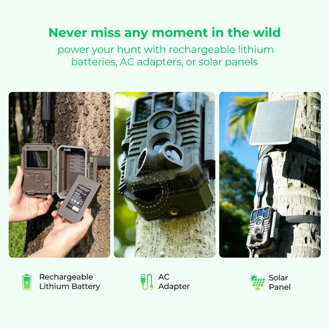 GardePro Cellular Trail Camera with 3-Year Unlimited Data Plan Included Outdoor Wireles Wildlife Cam, IP66 Waterproof, 4G LTE Cellular Wildlife Monitoring Trail Camera with SIM Card