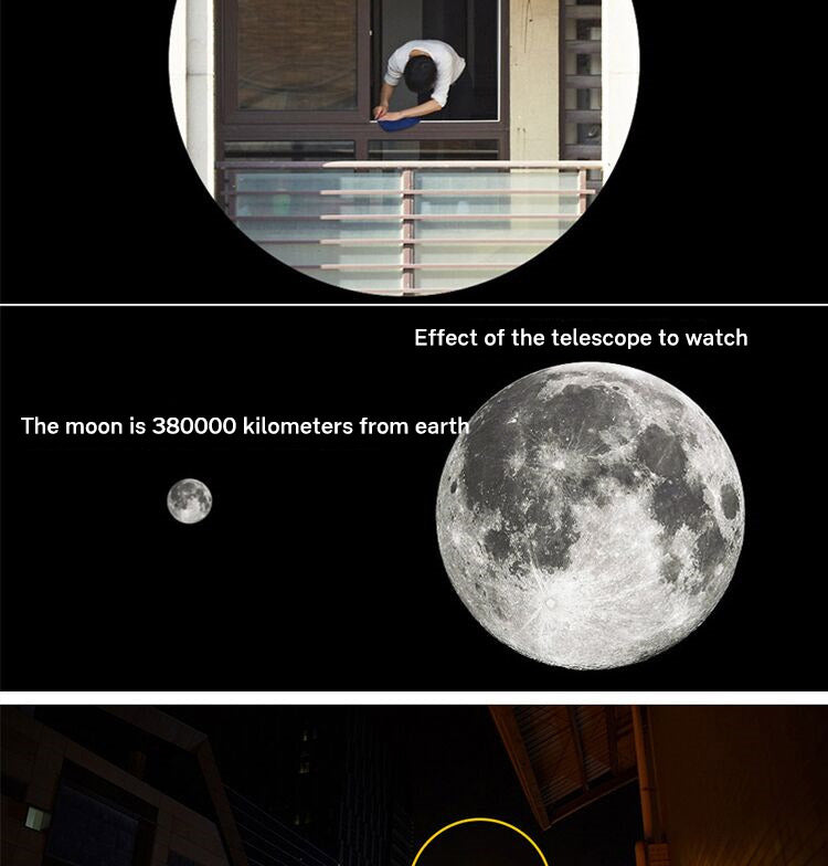 60x60 Telescope High magnification low light night vision red film outdoor Golden Eagle Telescope with label