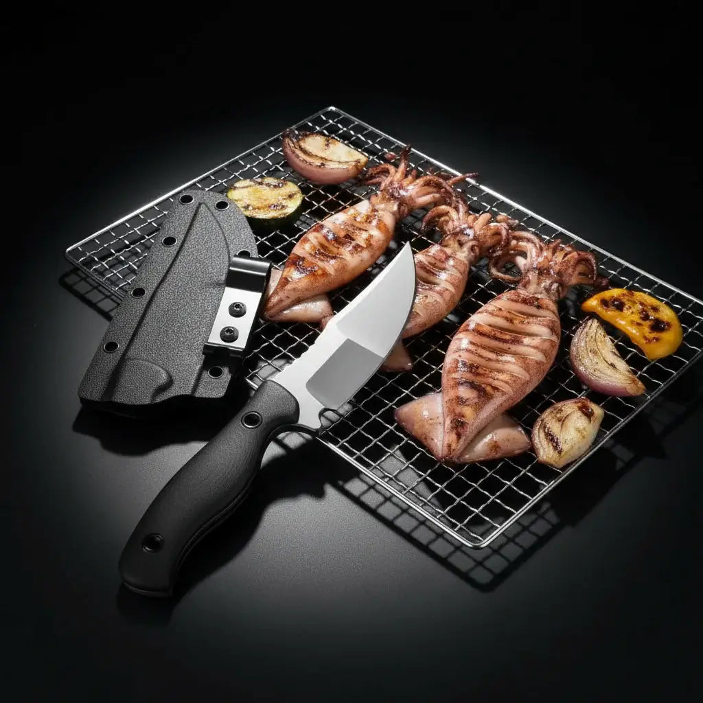 Fixed Blade Hunting Knife for Camping & Survival Super Sharp-3
