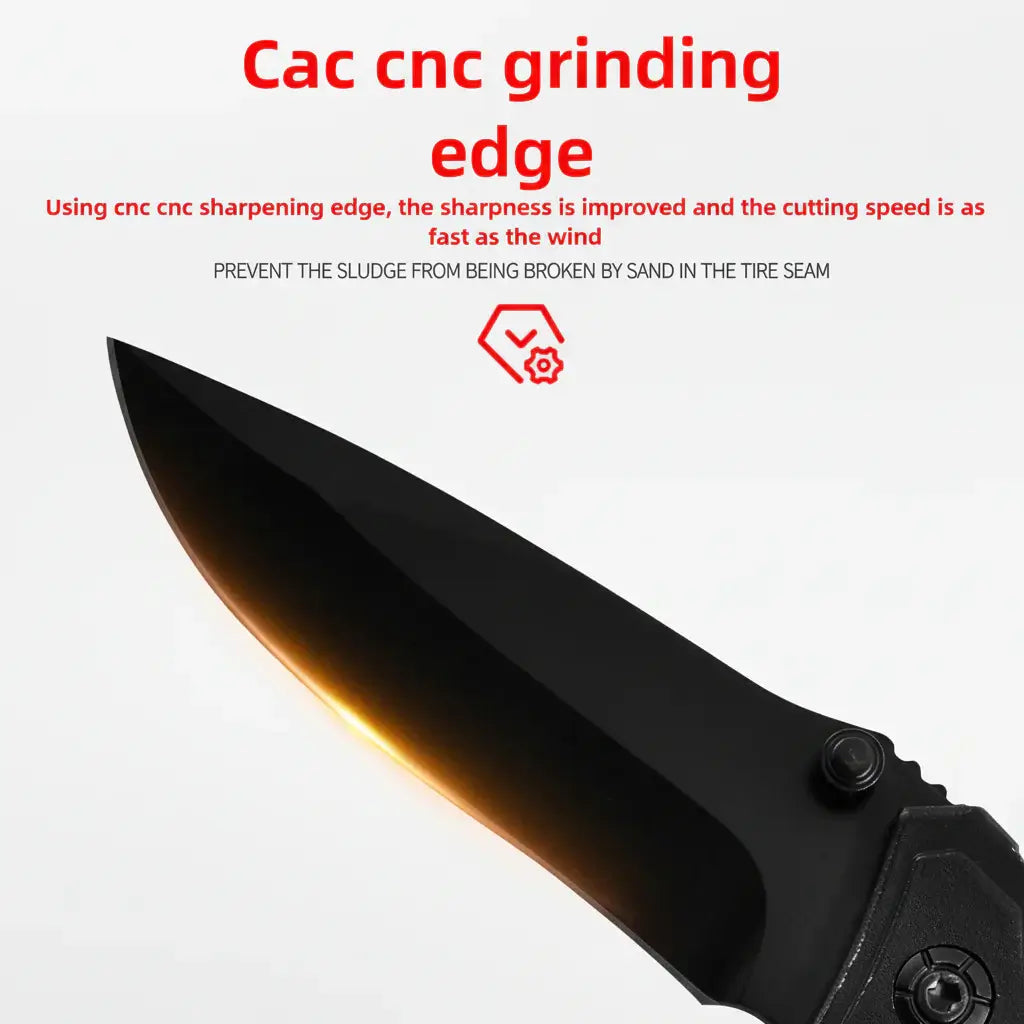 Folding Camping Knife with Safety Lock – Portable EDC Pocket Knife for Fishing & Outdoor Use-2