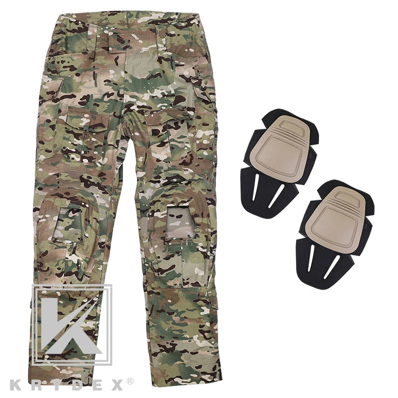 Tactical Combat Pants With Knee Pads For Hunting Outdoor Hiking Men Uniform Trousers Clothes