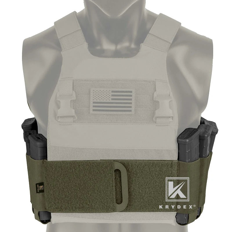 KRYDEX Elastic Cummerbund 4 x AR Magazine Pouches Stretch Cummerbund For LBT LBX FCPC Vest Accessories 2PCS/Set