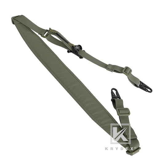 2 Point / 1 Point Tactical Rifle Sling 2.25" Padded Removable Rifle Modular Strap Shooting Hunting Combat Accessories RG
