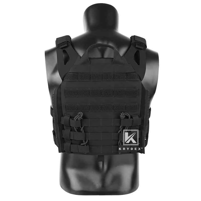 Tactical Plate Carrier Quick Release Assaulter Armor Vest High Speed Instant Cummerbund/Shoulder Strap Black