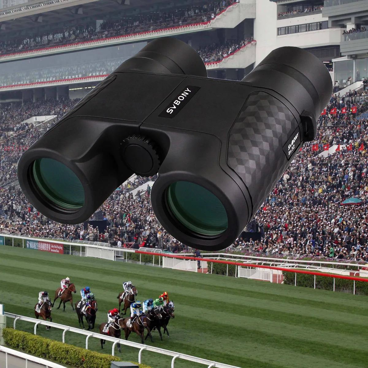 Svbony SV30 8x32/10x42 Fixed Focus Binoculars Powerful  Waterproof Telescope Roof Prism for Camping Hiking Travling Equipment
