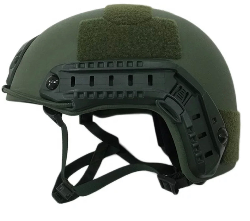 Ballistic Helmet RT2 High Cut Helmet: Tested to LEVEL IIIA (Included Arc Rails, Padding, Straps)