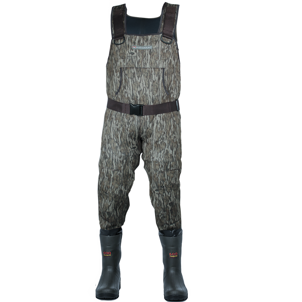 BAYOU 3.5mm Neoprene Camo Chest Wader – 600g Boots