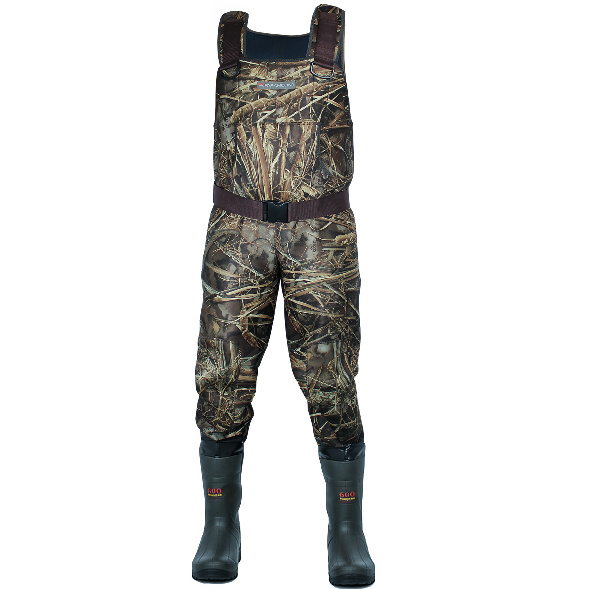 BAYOU 3.5mm Neoprene Camo Chest Wader – 600g Boots