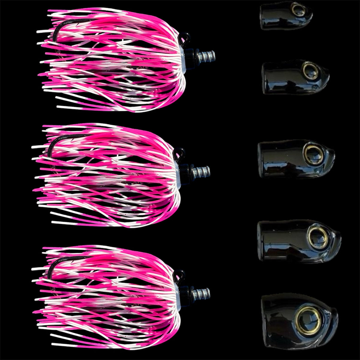 Skirted Screwy Head Jigs
