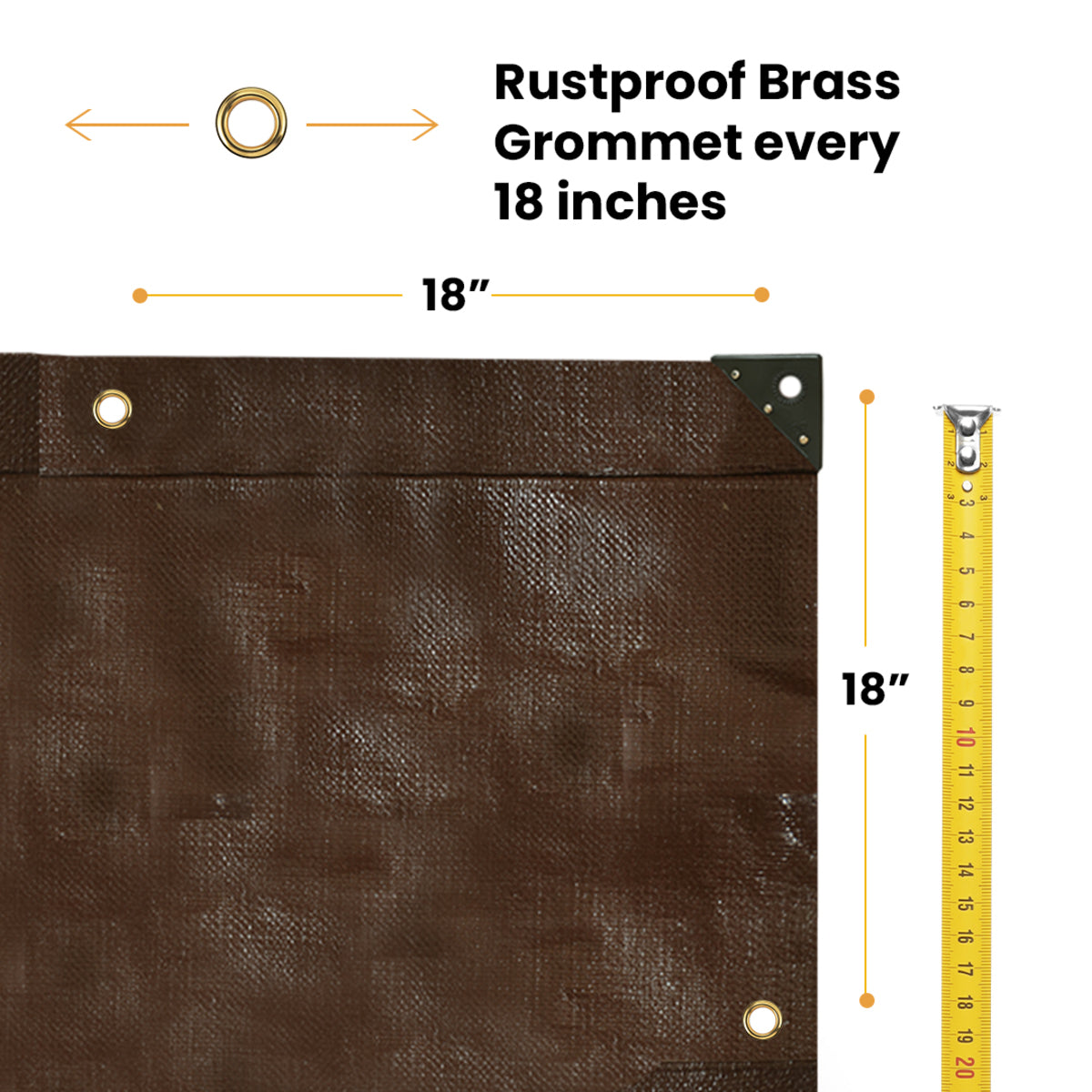 10’ x 12’ Super Heavy Duty Poly Tarp