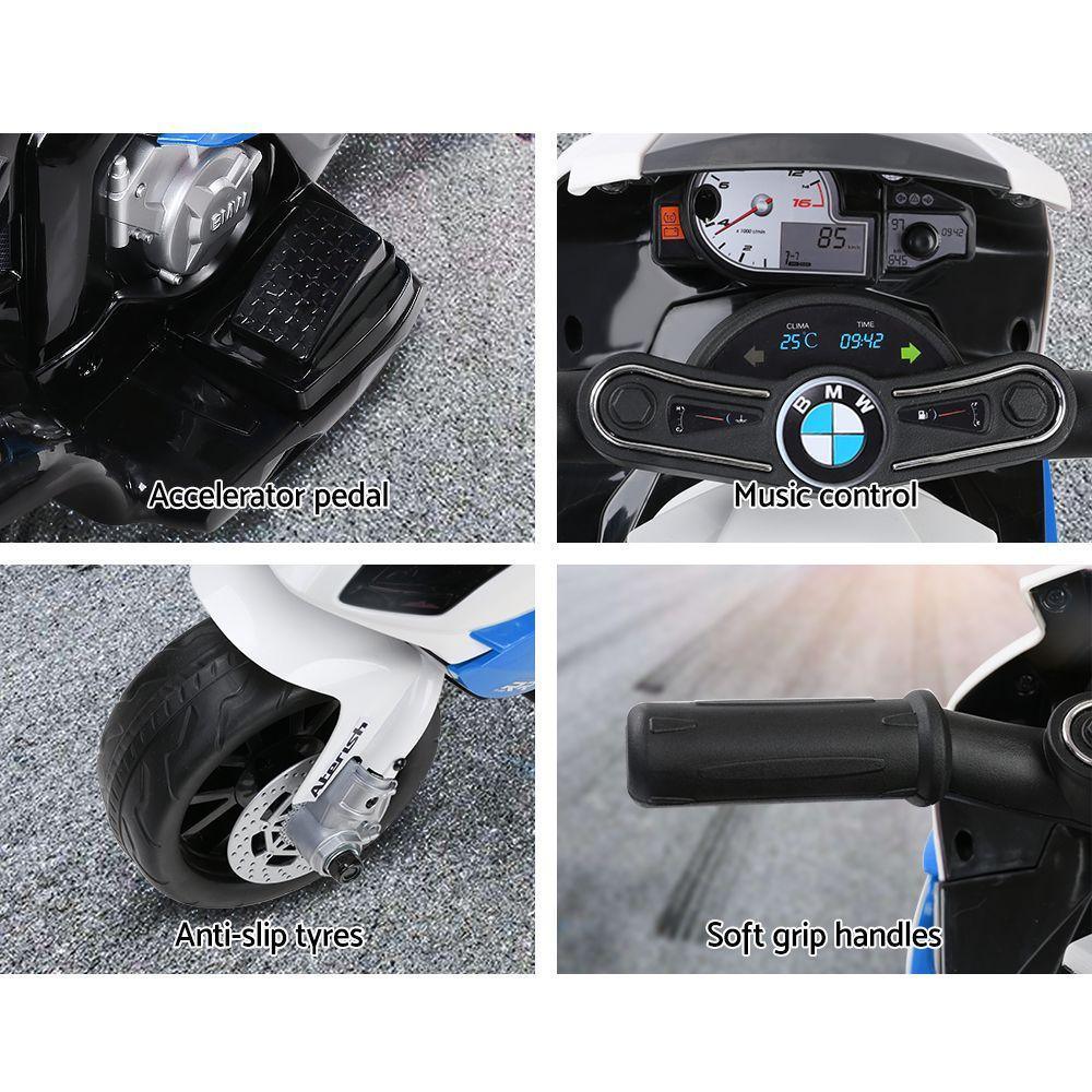 Kids Electric Ride On Car Police Motorcycle Motorbike BMW Licensed