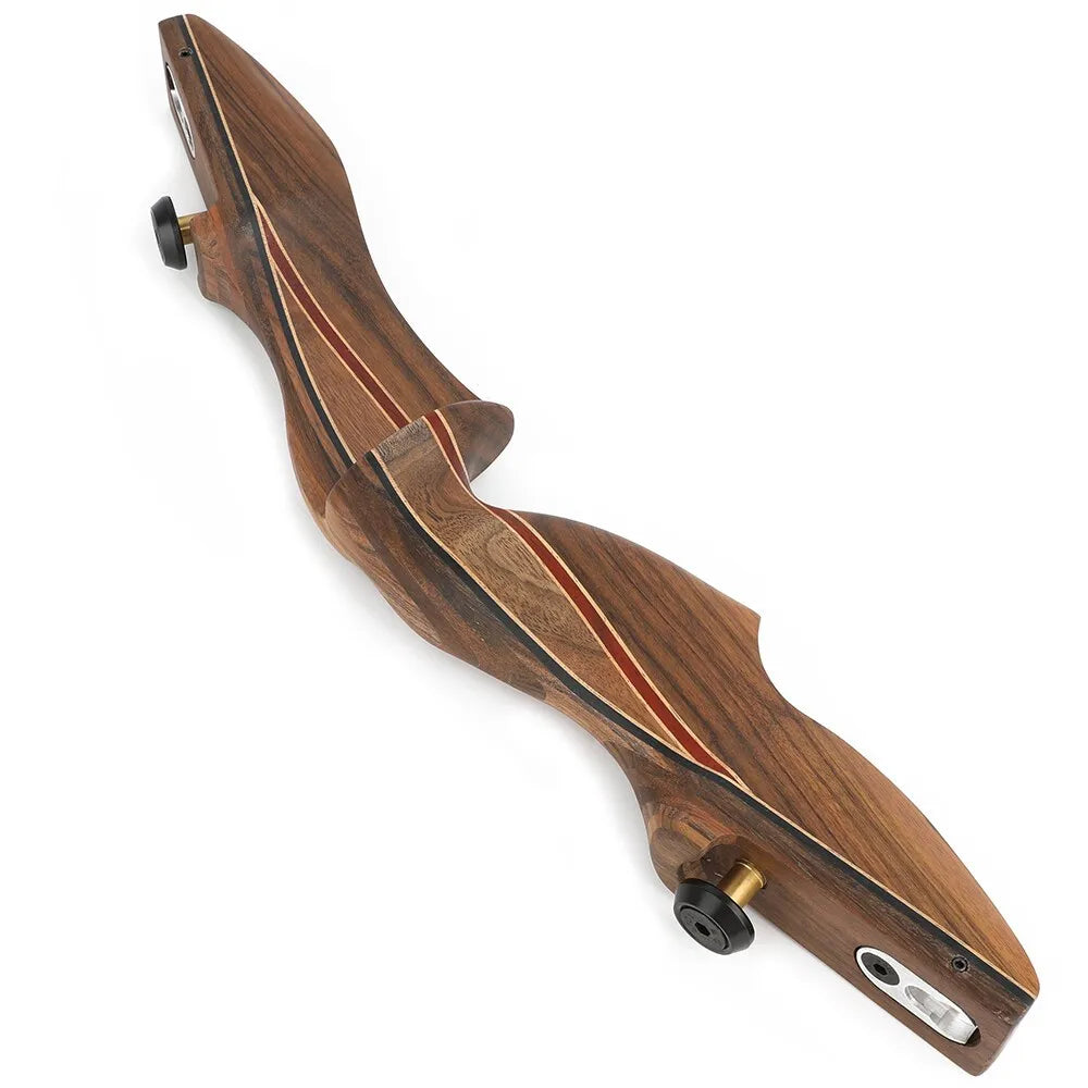 Recurve Split Bow Set 60 Inch ILF Takedown 50/60lbs Right Hand Detachable Wood Riser for Adults Archery Outdoor Hunting Shooting Target Practice Sports Accessories