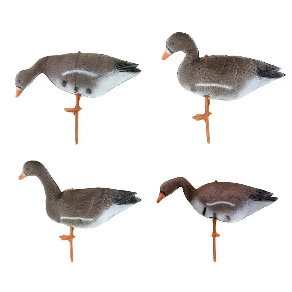 Vivid Foaming Goose Hunting Decoy 3D Ornament Plastic Scarecrow Pest Simulation Hunting Supplies for Bird Control Outdoor Garden