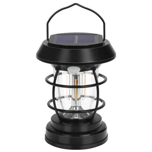 Vintage Waterproof Camping Lantern - Portable Outdoor Lighting for Tent/Garden/Lawn, Retro Decorative Solar Path Light