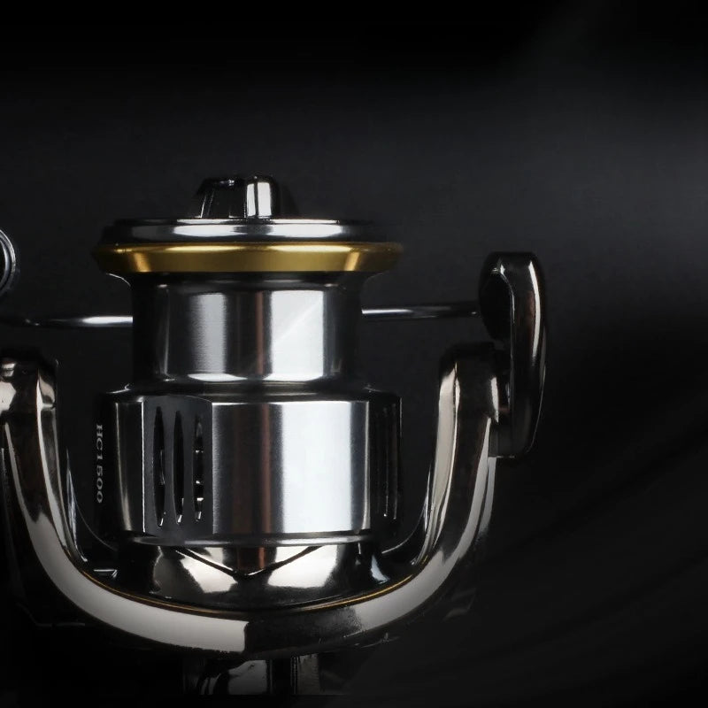Small Golf Spinning Wheel Far Throw Luya Wheel Oblique Mouth Shallow Cup Micro Object All Metal Fishing Wheel