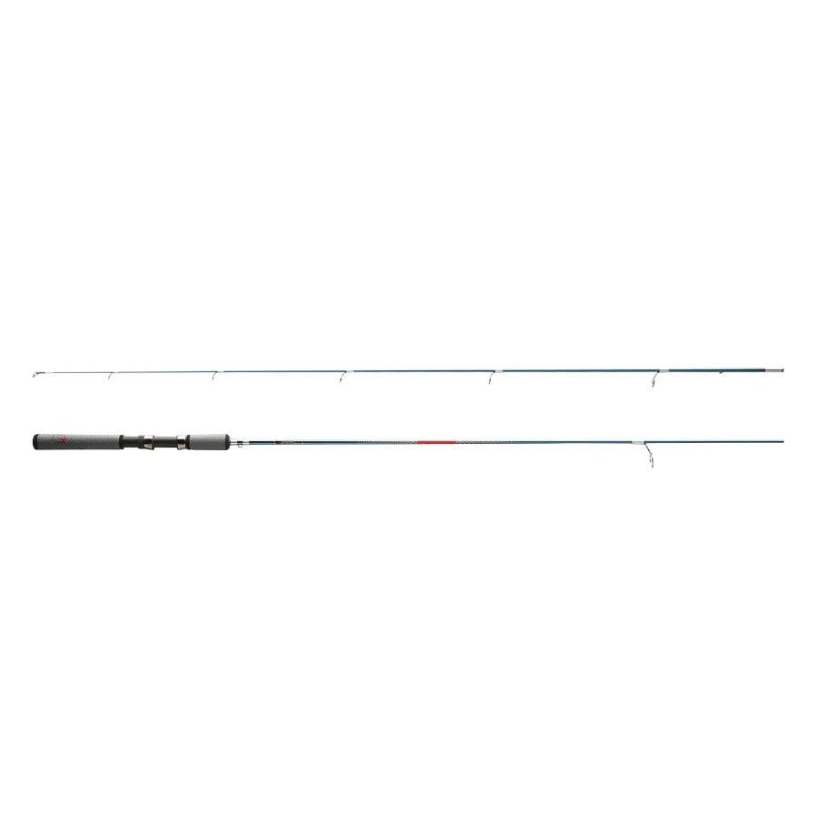 Fishing rod for freshwater angling, graphite composite material, black color, ultra-sensitive tip and durable 2-piece design