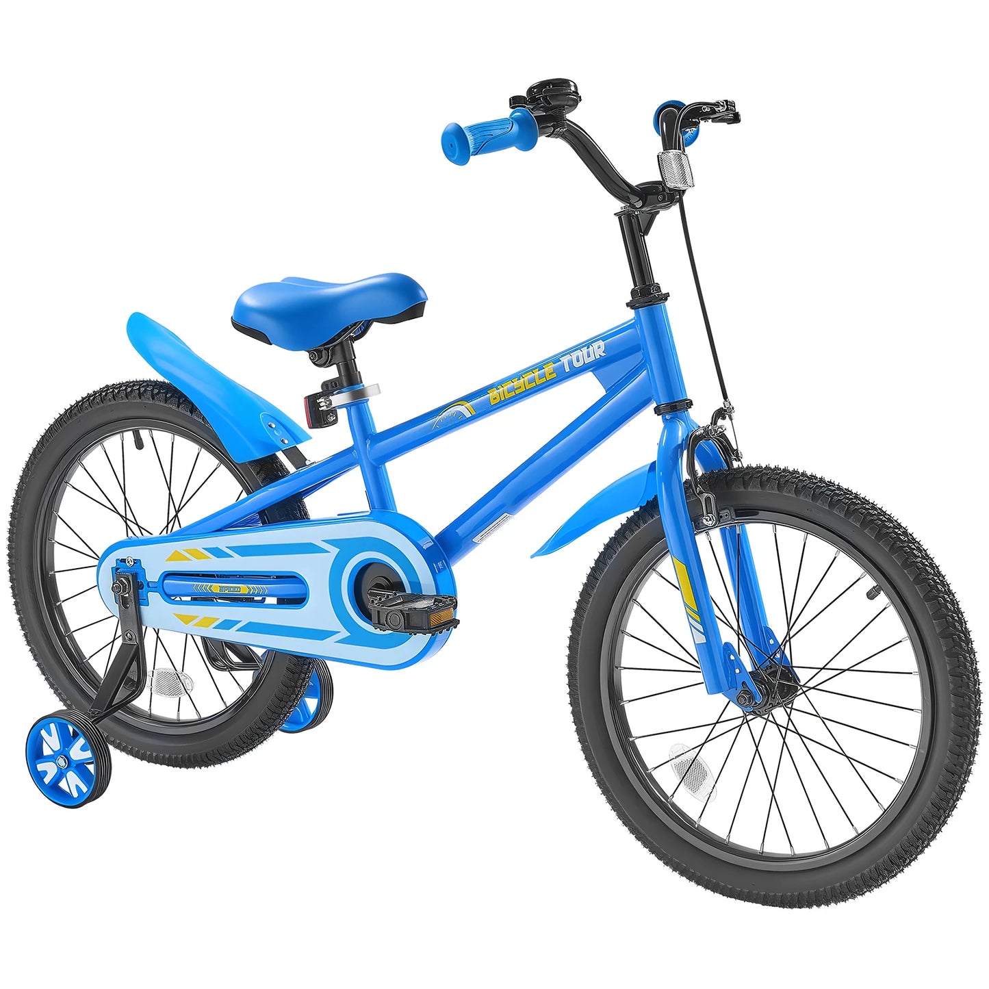 14/16/18in Kids Bike BMX Style Children Bicycle with Training Wheels Toddler Bike for Boys & Girls Learning to Ride