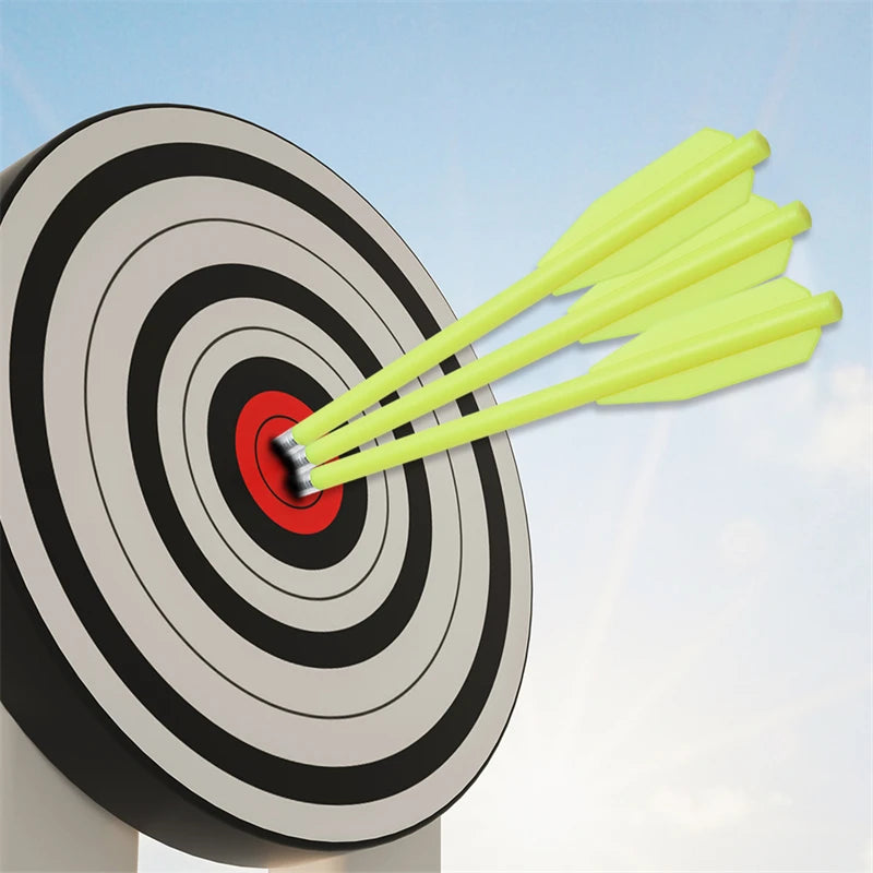 60Pcs Crossbow Bolts 6.5" Carbon Arrows Vanes Pistol Mini Bow Archery Hunting Target