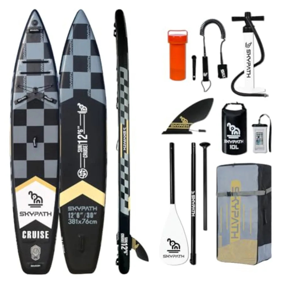 Inflatable Stand Up Paddle Board, 10'6''*32''/11'*34'' Ultra-Light SUP Board, Blow Up Paddle Board, Wide Stable Family Board fo