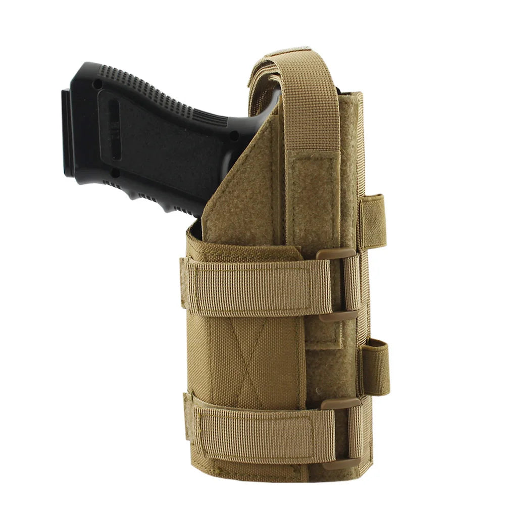 Hunting MOLLE leg quick pull gun holster, real CS field tools leg hanging supplies hunting equipment