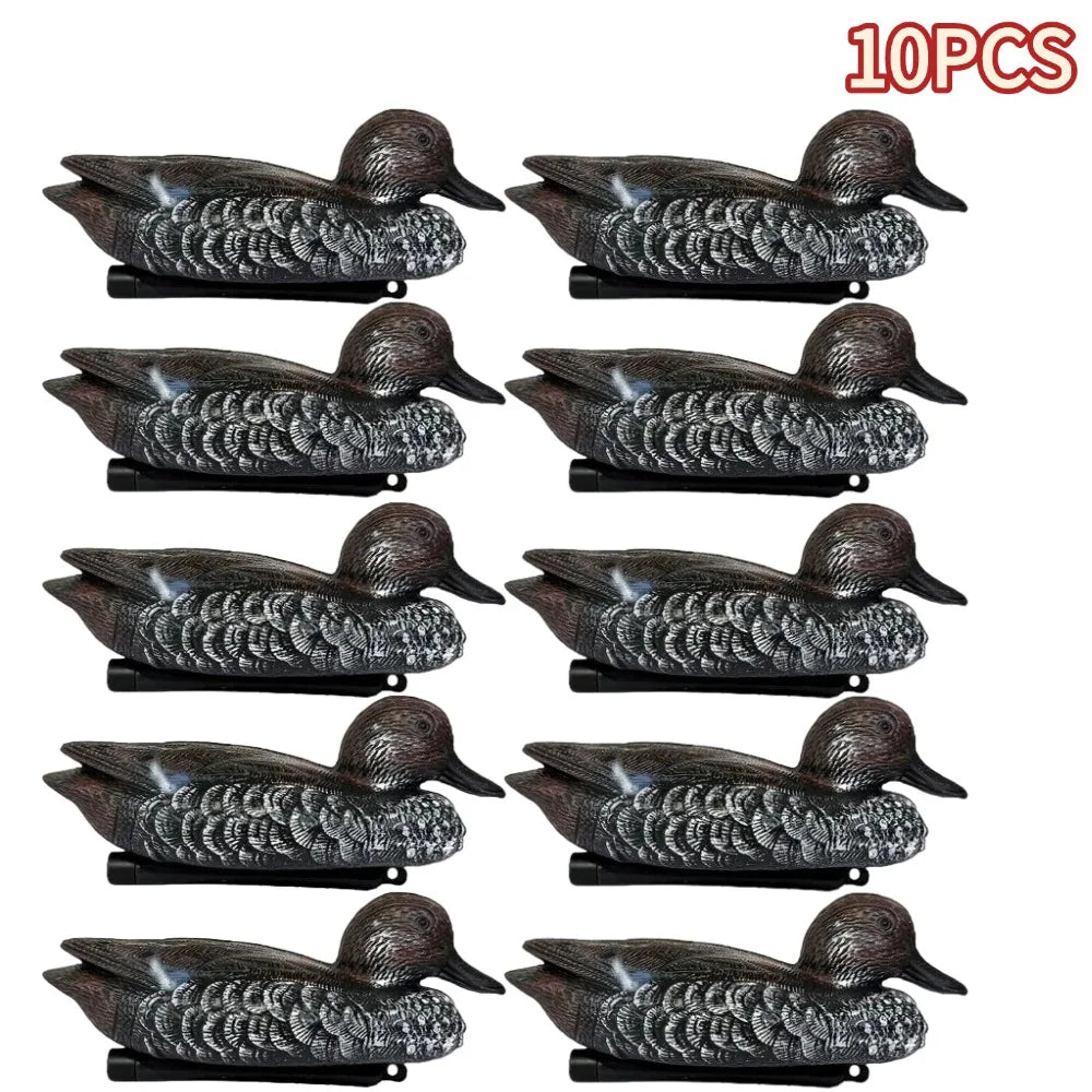 1-10pcs Fake Duck Decoy 3D Floating Hunting Shooting Duck Decoy Fishing Lure for Garden Decoration Simulation Hunting Duck