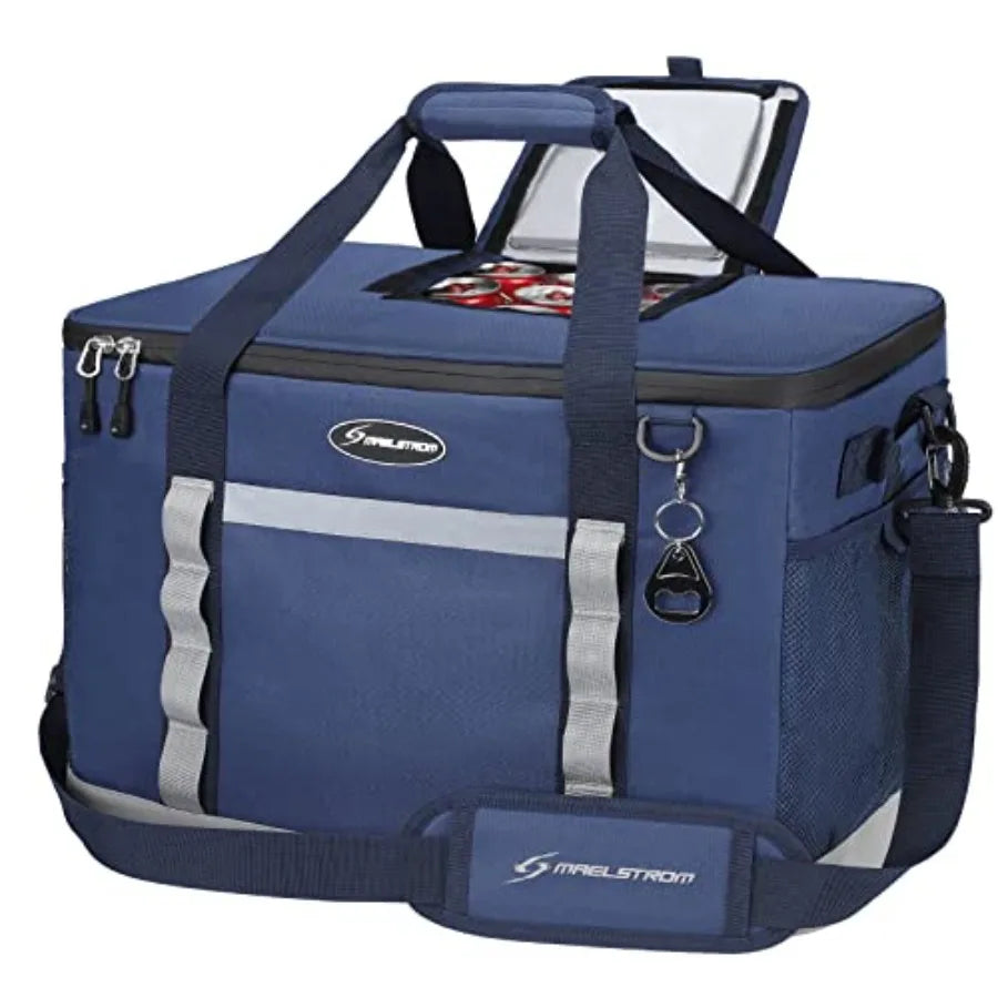 Collapsible Soft Cooler Bag, // s Beach Cooler with Flip Top Lid, Ice Chest, Leakproof and Portable for Beach, Camping, Road Tr