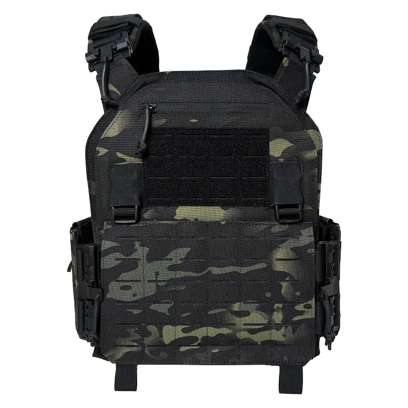 Qucik Release Full Protect  Upgrated Laser Cutting plate carrier 1000D Nylong tactical vest