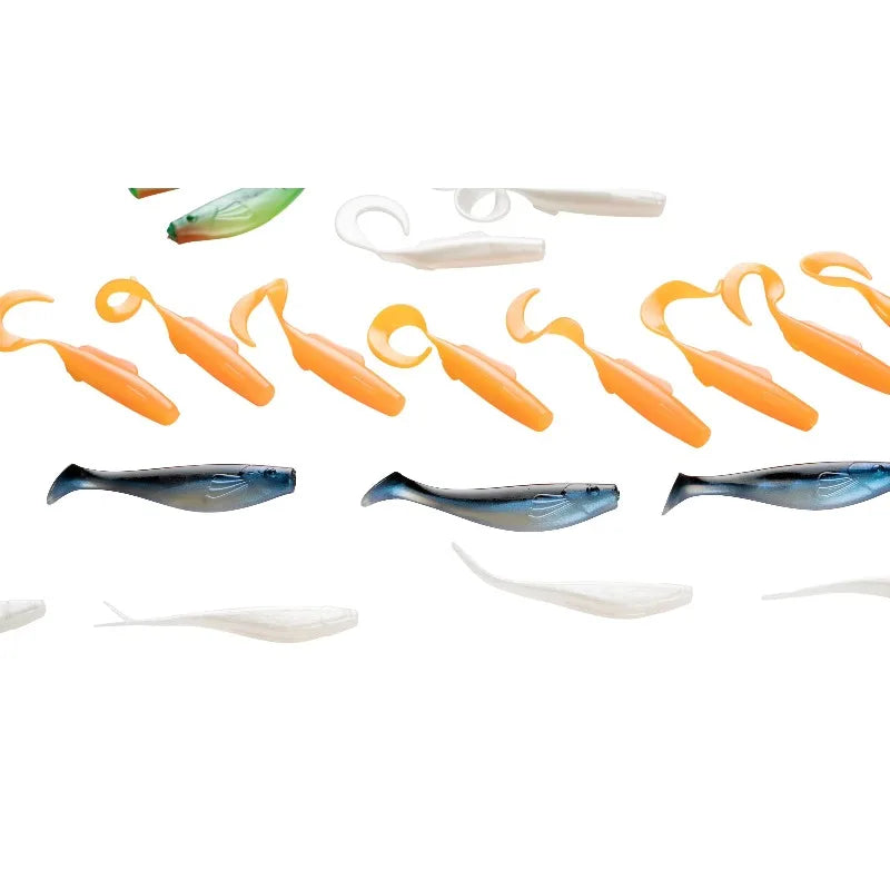 70pc Walleye Fishing Soft Plastics