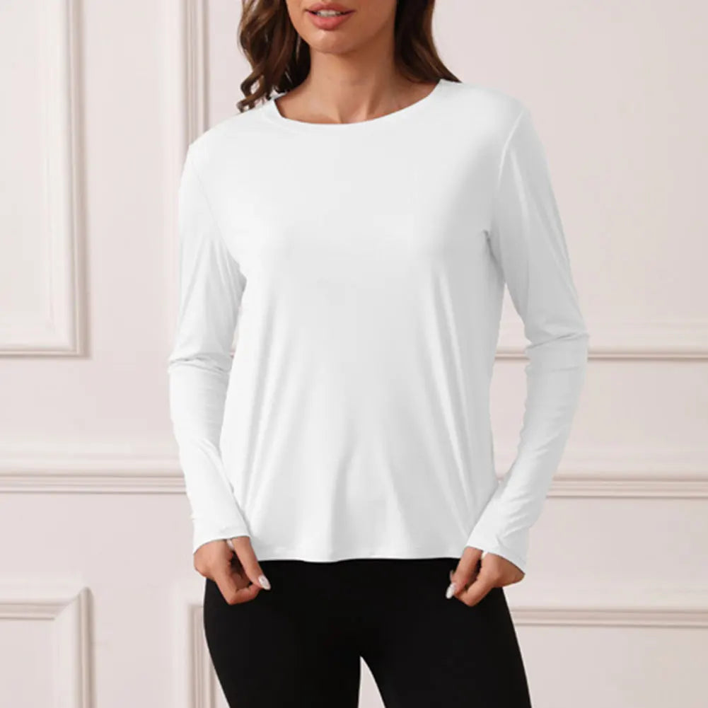 Sun Shirts Long Sleeve Workout Tops Lightweight Quick Dry Outdoor Gym Hiking Tops Running Athletic Shirts T Shirts for Women