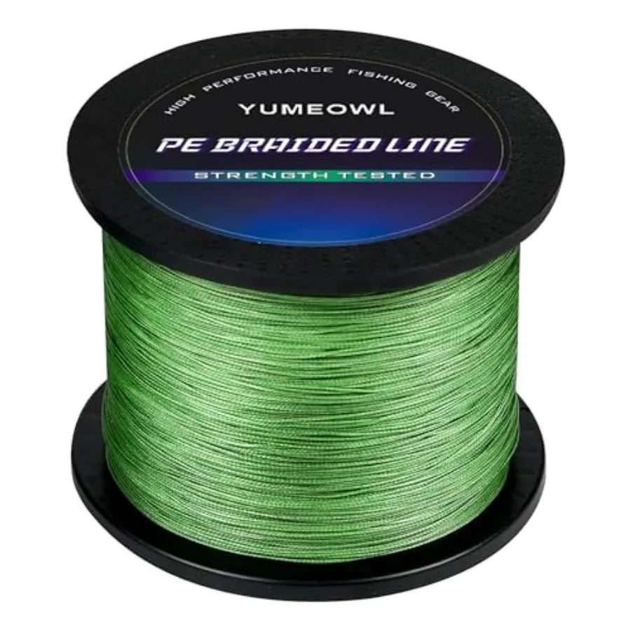 Thinner Braided Fishing Line, Ultra-Strong Abrasion Resistant Zero Stretch Braided Line, 4and8 Strand