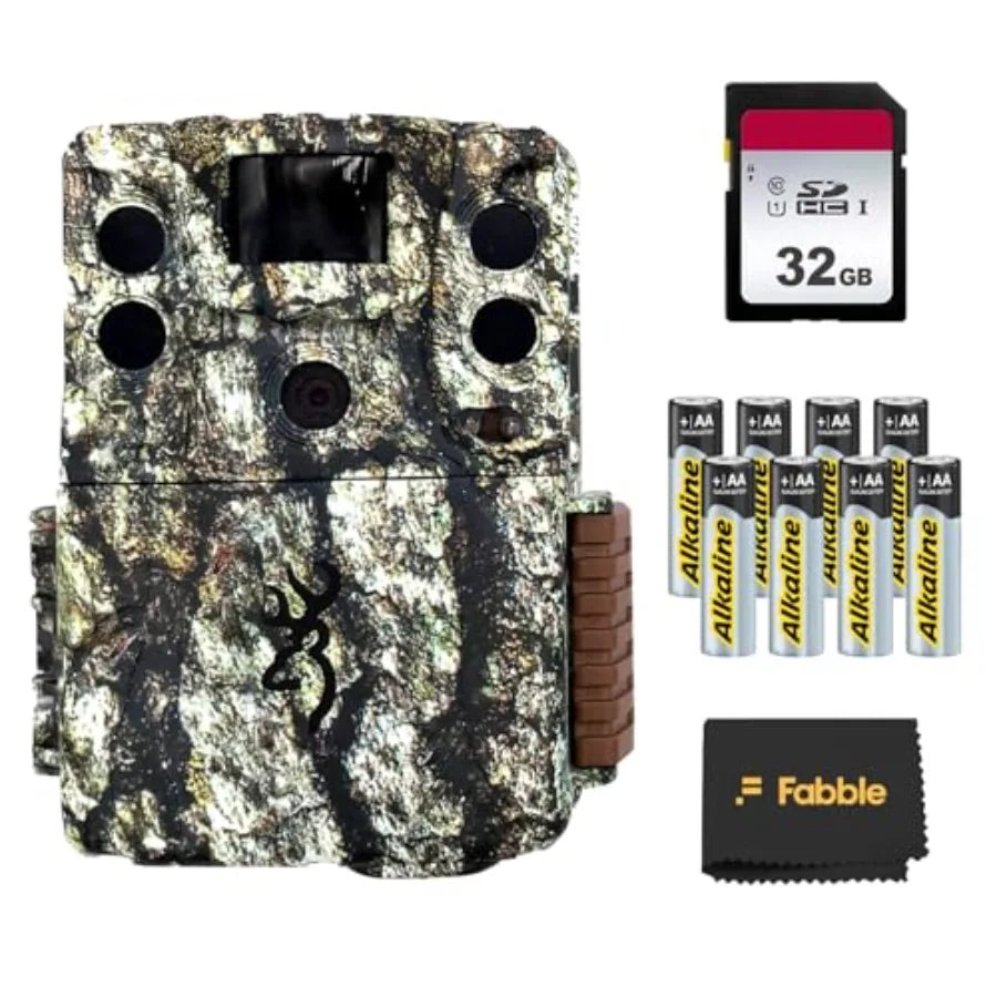 Wildlife scouting trail camera bundle for hunting, monitoring, security weather-resistant black Command Ops Elite 20 with SD ca