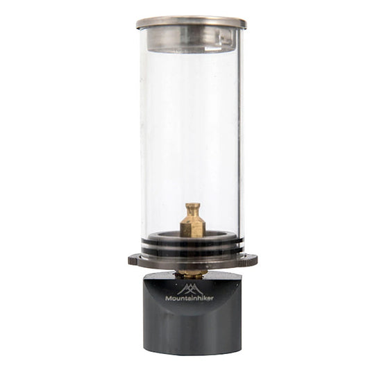 Camping Gas Lantern Butane Gas Light Lantern Windproof Gas Candle Light Metal Portable Tent Lantern for Outdoor Emergencies