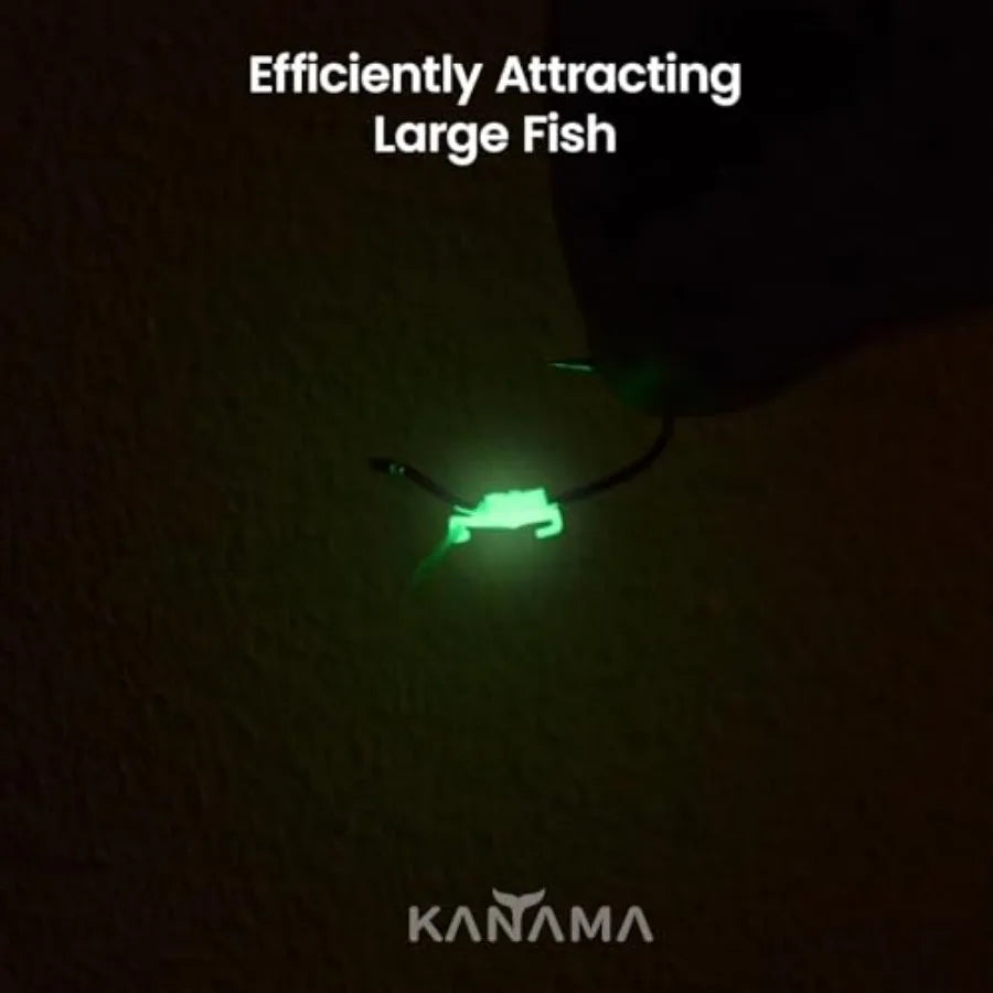 Luminous Live Shrimp Hooks - High Carbon Steel Fishing Hooks Saltwater Corrosion Resistant Barbed Strong Hooks Freshwater Shrim