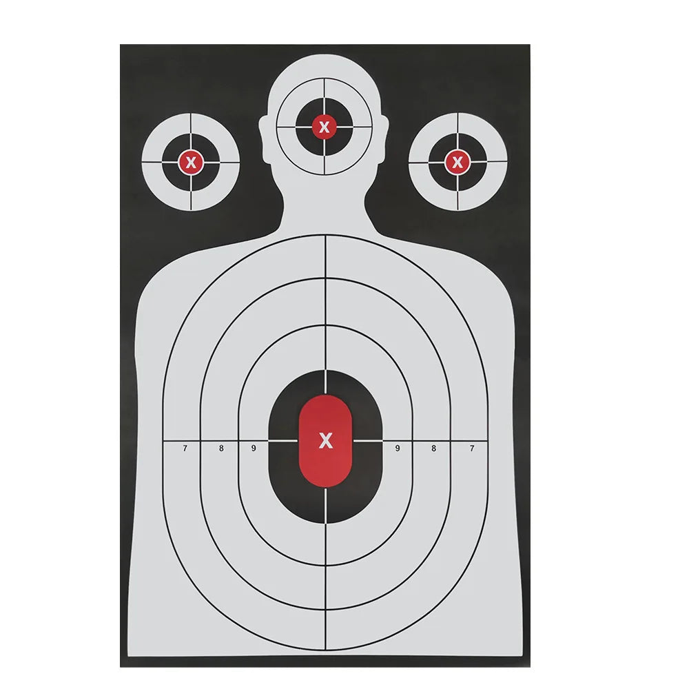 10PCS 58X88cm Shooting Target Paper Human Body Shape Shooting Targets Outdoor Sports Hunting Training Practice Paper